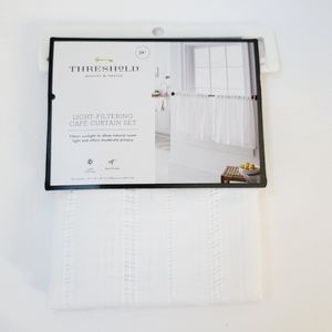 Light Filtering Cafe Curtain Set